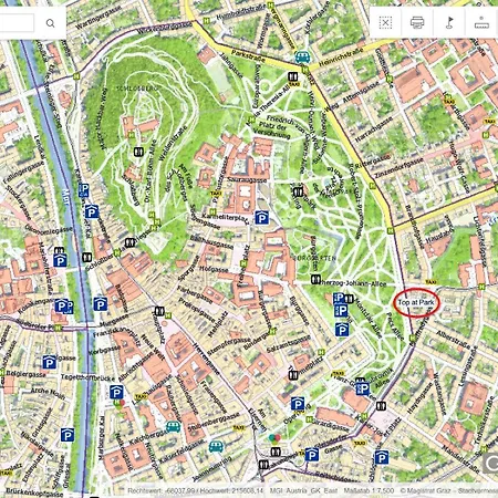 At Park, Luxurioese Mit Terrasse Und Parkplatz Im Herzen Von 公寓 *