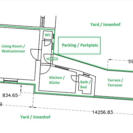 At Park, Luxurioese Mit Terrasse Und Parkplatz Im Herzen Von Daire